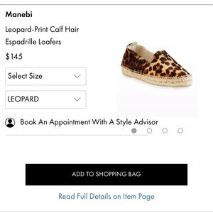 Manebi leopard espadrilles brand new size 8